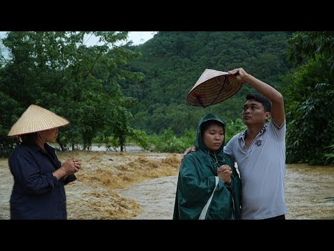 Видео: Хоай Ка дрожит, Хунг в замешательстве от беспрецедентного шторма, будут ли они в безопасности?