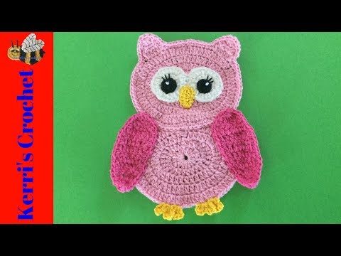 Видео: Сова по вязанию крючком Сова