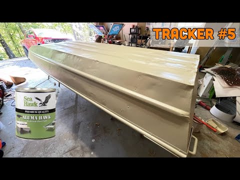 Видео: Покраска джонбота краской AlumaHawk | Подготовка и нанесение