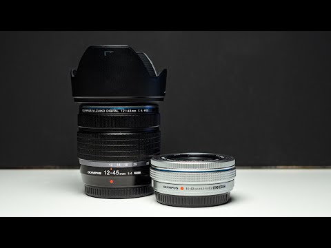 Видео: Olympus 12-45mm F4.0 против китового объектива 14-42mm с Red35!