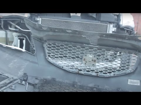 Видео: SsangYong Actyon Установка защитной решётки радиатора