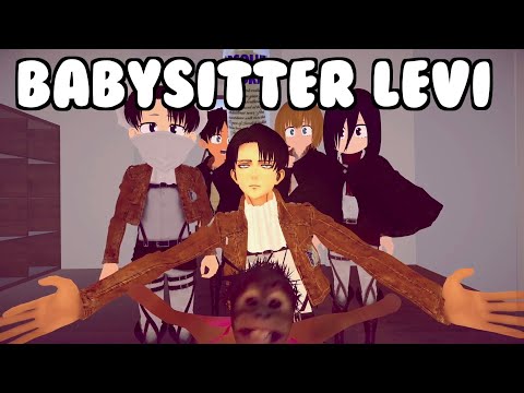 Видео: Леви нянчится со скаутами (AOT VR)