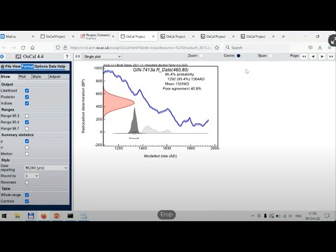 Видео: Использование OxCal
