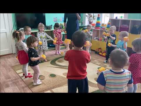 Видео: Игра- танец с кубиками, группа "Малышок"