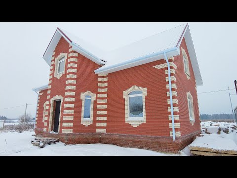 Видео: Коробка дома ДК150 закончена. Окна вставлены.