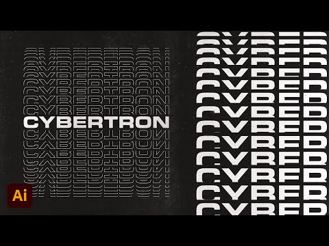 Видео: Эффекты ретро-текста с помощью инструмента Blend Tool в Illustrator (+ БЕСПЛАТНЫЕ текстуры!)