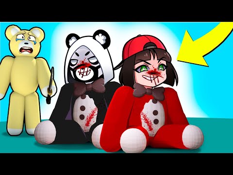 Видео: Мы стали Мишками в Роблокс! Побег от Roblox Teddy как Пигги