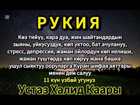 Видео: Баардык ооруларга каршы Куран аяттары менен дем салуу. Устаз Халид Каары