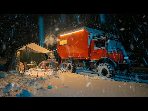 Видео: -19 ГРАДУСОВ МОРОЗ СНЕЖНЫЙ ЛАГЕРЬ