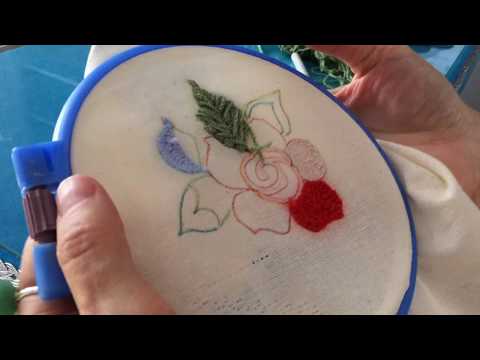 Видео: КОВРОВАЯ ВЫШИВКА (PUNCH NEEDLE)