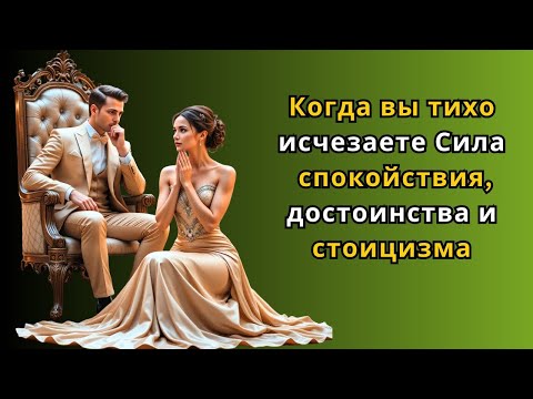 Видео: Когда вКогда вы тихо исчезаете – 10 вещей, которые они чувствуют   Стоицизм!
