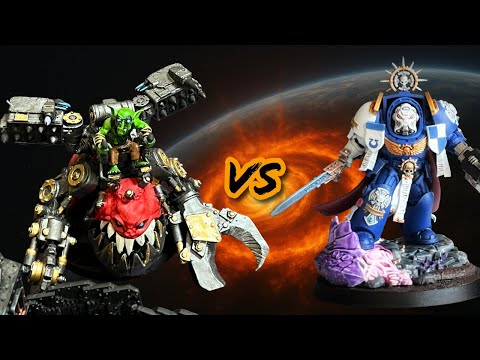 Видео: Новый тип боевого отчёта Warhammer 40k — Орки против Ультрамаринов