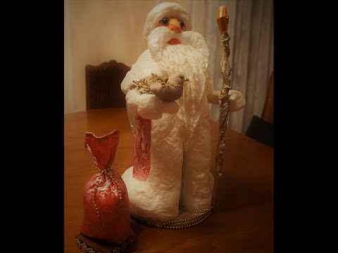Видео: Дед Мороз из ваты на Новый Год/Идеи от Феи