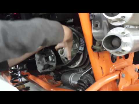 Видео: Замена ремня вариатора  Polaris Rzr 1000 High Lifter
