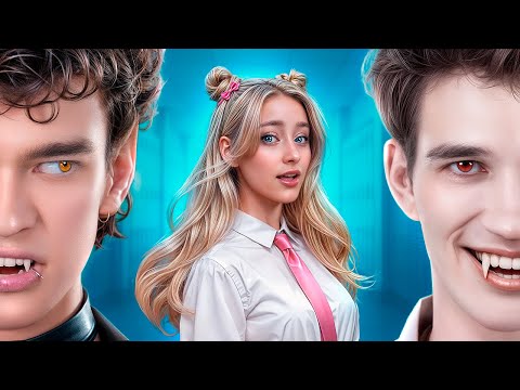 Видео: Вампир влюбился в обычную девушку!