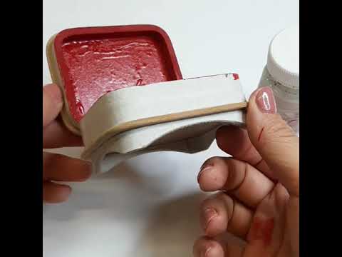 Видео: флокирование внутренних поверхностей шкатулки