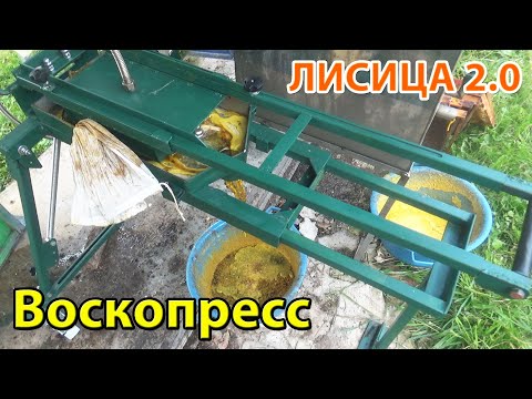 Видео: ВОСКОПРЕСС ЛИСИЦА 2 0  Новое оборудование для перетопки воска на пасеке