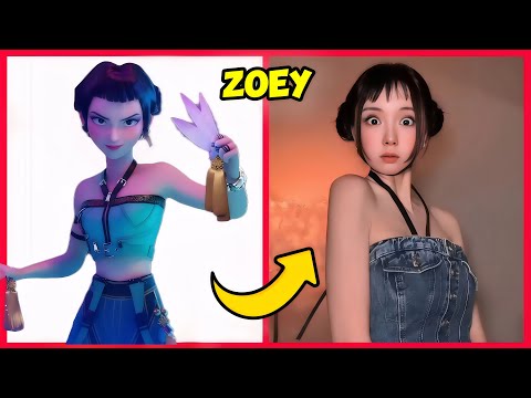 Видео: Охотники на демонов K-POP в реальной жизни в TikTok ~ Угадай голос | Стоун, Зои, Мира, Джину