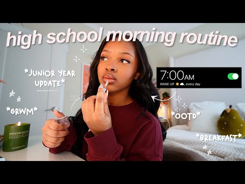 Видео: grwm: ШКОЛЬНАЯ УТРЕННЯЯ РУТИНА 📓🖇️ (11 класс) 11 класс