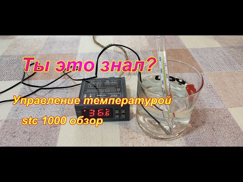 Видео: Управление температурой  stc 1000 обзор