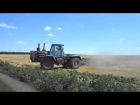 Видео: борона тяжелая бдт 7 с трактором Т150