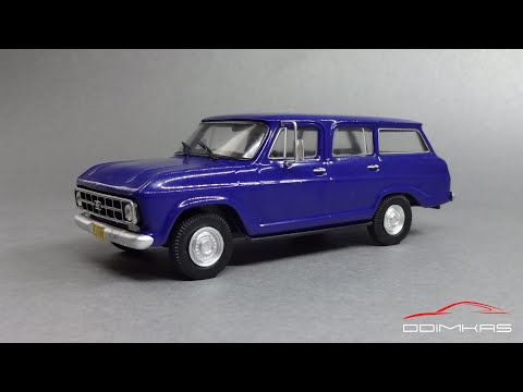 Видео: Chevrolet Veraneio 1987 || CHEVROLET COLLECTION SALVAT BRASIL №28 || Обзор масштабной модели 1:43