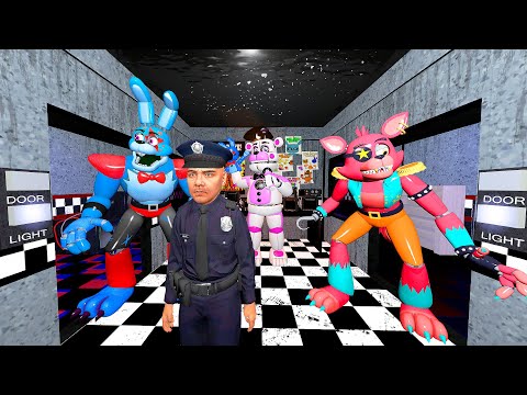 Видео: АНИМАТРОНИКИ ПУГАЮТ ОХРАННИКА FNAF 1 COOP Garry's Mod