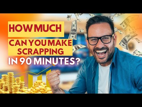 Видео: Сколько можно заработать на уличной ломке за 90 минут? Экспресс-забег