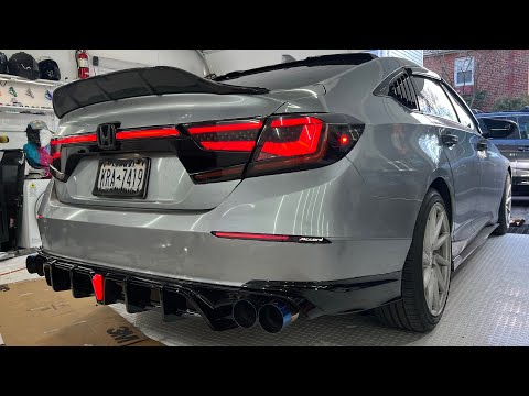 Видео: Honda Accord тормозная балка секвентальная модификация - огонь