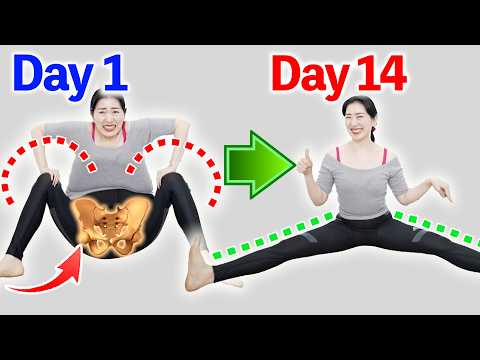 Видео: Безболезненная растяжка для раскрытия бедер для быстрого похудения на 10 кг