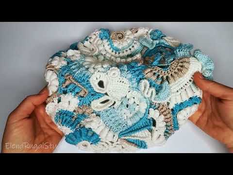 Видео: Фриформ/ Уникальное вязание/Подробный МК в ссылке под видео