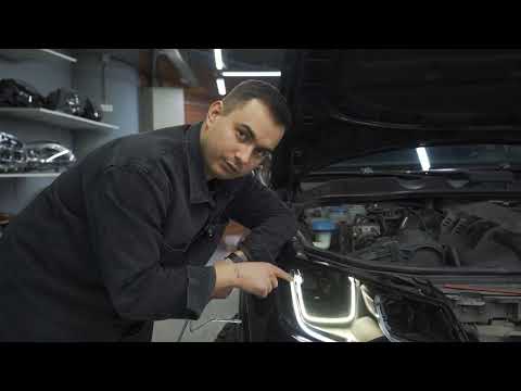 Видео: Выгорают трубки ДХО на Volkswagen Touareg NF. Проблема фар на таурег. Toureg - желтят трубки ДХО