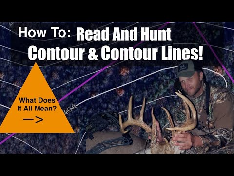 Видео: Как: читать и охотиться по контурным линиям на вашей территории для белохвостого оленя!