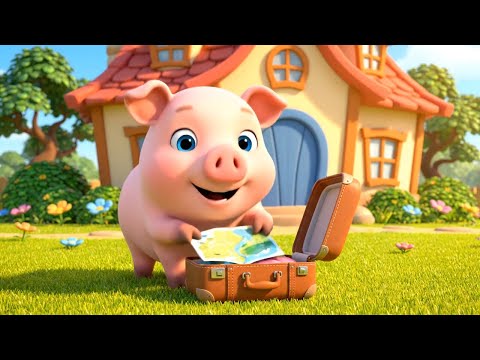 Видео: Этот маленький поросёнок отправился в Нью