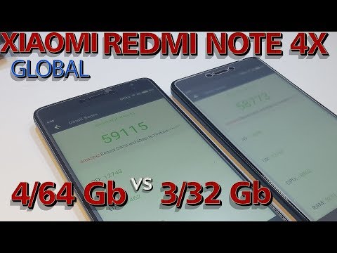 Видео: XIAOMI NOTE 4X Global 4/64 Gb сравниваем с NOTE 4X 3/32 Gb. Есть ли разница?! Обзор.