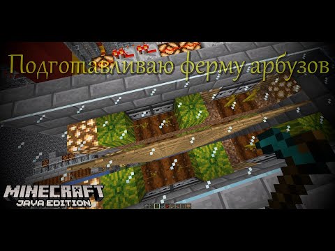 Видео: Minecraft №337: Подготавливаю ферму арбузов.