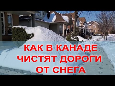 Видео: КАК В КАНАДЕ ЧИСТЯТ ДОРОГИ ОТ СНЕГА  #Канада #жизньвканаде