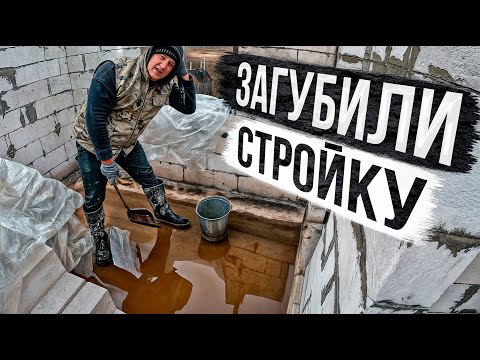 Видео: Дверные проемы построили, но на улице началась зима