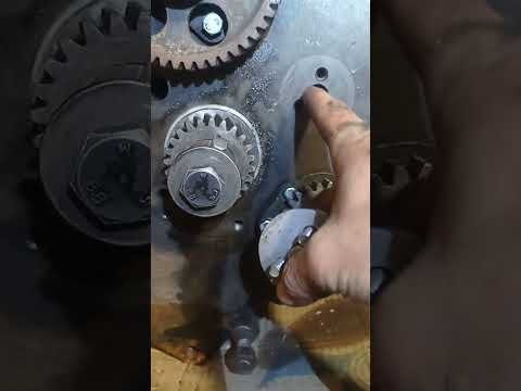 Видео: Сінтай 220, TY295.  Встановлення шестерень на двигуні