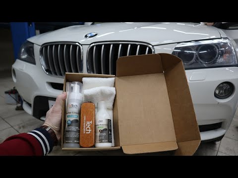 Видео: Химчистка кожи салона от LeTech. Эксперимент с BMW X3