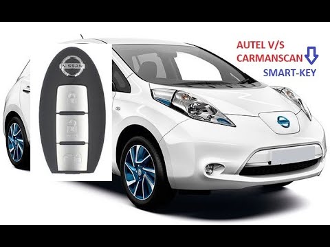 Видео: NISSAN LEAF AZEO добавление смарт-ключа при помощи AUTEL Maxi-Sys MS-919 и Carmanscan VCI