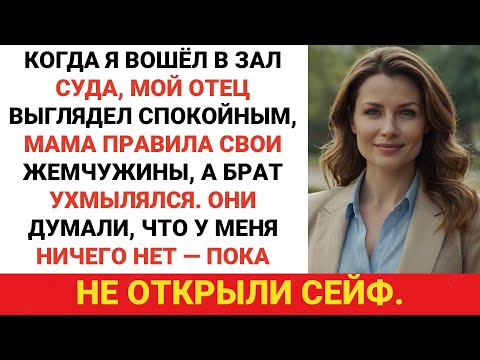Видео: Когда я вошел в зал суда, мама улыбнулась, а брат выглядел скучающим. Они думали, что я проиграл,...