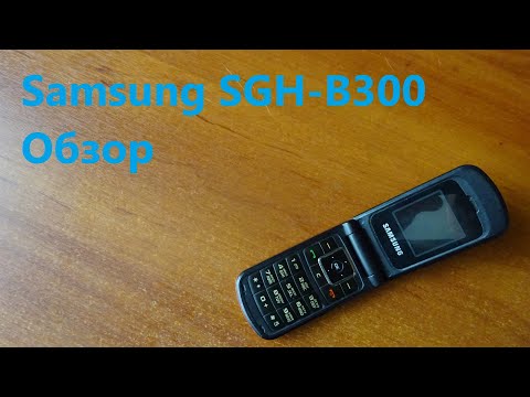 Видео: Обзор Samsung SGH-B300