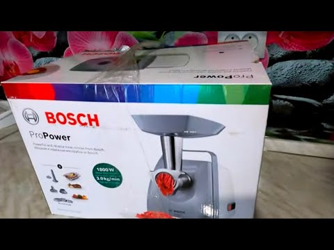 Видео: Обзор мясорубки Bosch ProPower