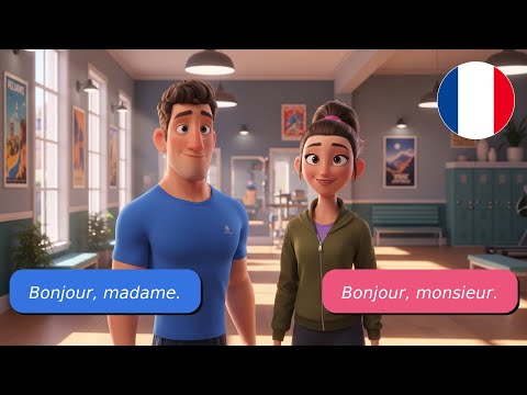 Видео: 5 простых диалогов на французском A1 A2 – В спортзале (фитнес-центре)