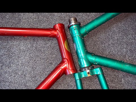 Видео: Рама ХВЗ Метеор В-68. Трековая рама перепаянная в шоссейную! Сравниваем со Стартухой