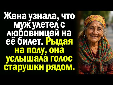 Видео: Жена узнала, что муж улетел с любовницей на её билет. Рыдая на полу, она услышала голос старушки...