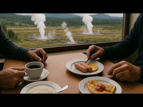 Видео: Йеллоустон . БИЗОНЫ И ЗАВТРАК В ОТЕЛЕ. #влог #тревелвлог #жизньвсша 2часть