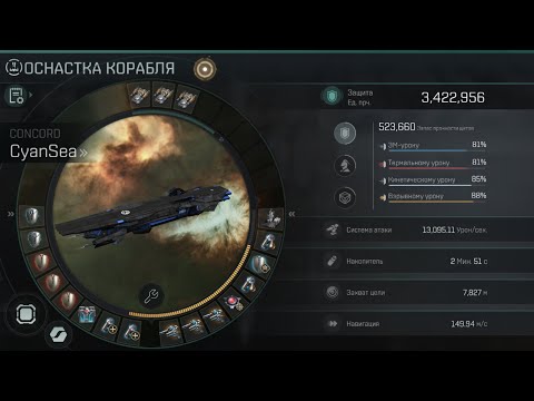 Видео: ивент в eve Echoes CyanSea фел танк 24.08.24