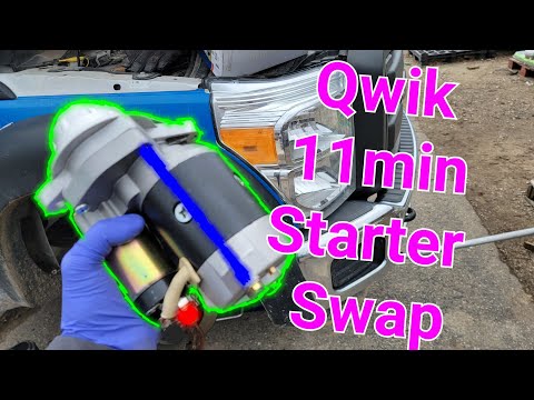 Видео: 6.7 Powerstroke ДИЗЕЛЬ СТАРТЕР КАК СДЕЛАТЬ ЗА 11 МИНУТ - ЛЕГКО СДЕЛАЙ САМ #DIY